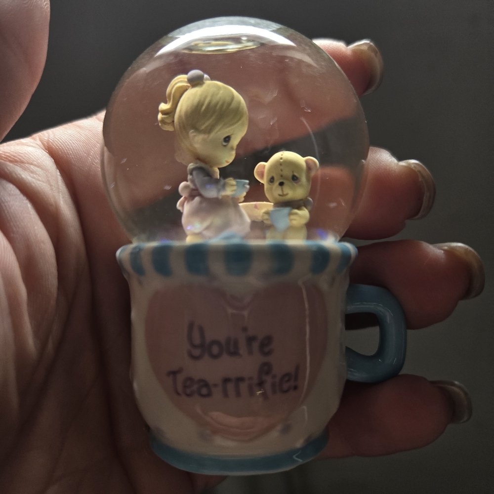 Precious moments miniature snow globe